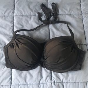 Victoria’s Secret halter push up black bikini top